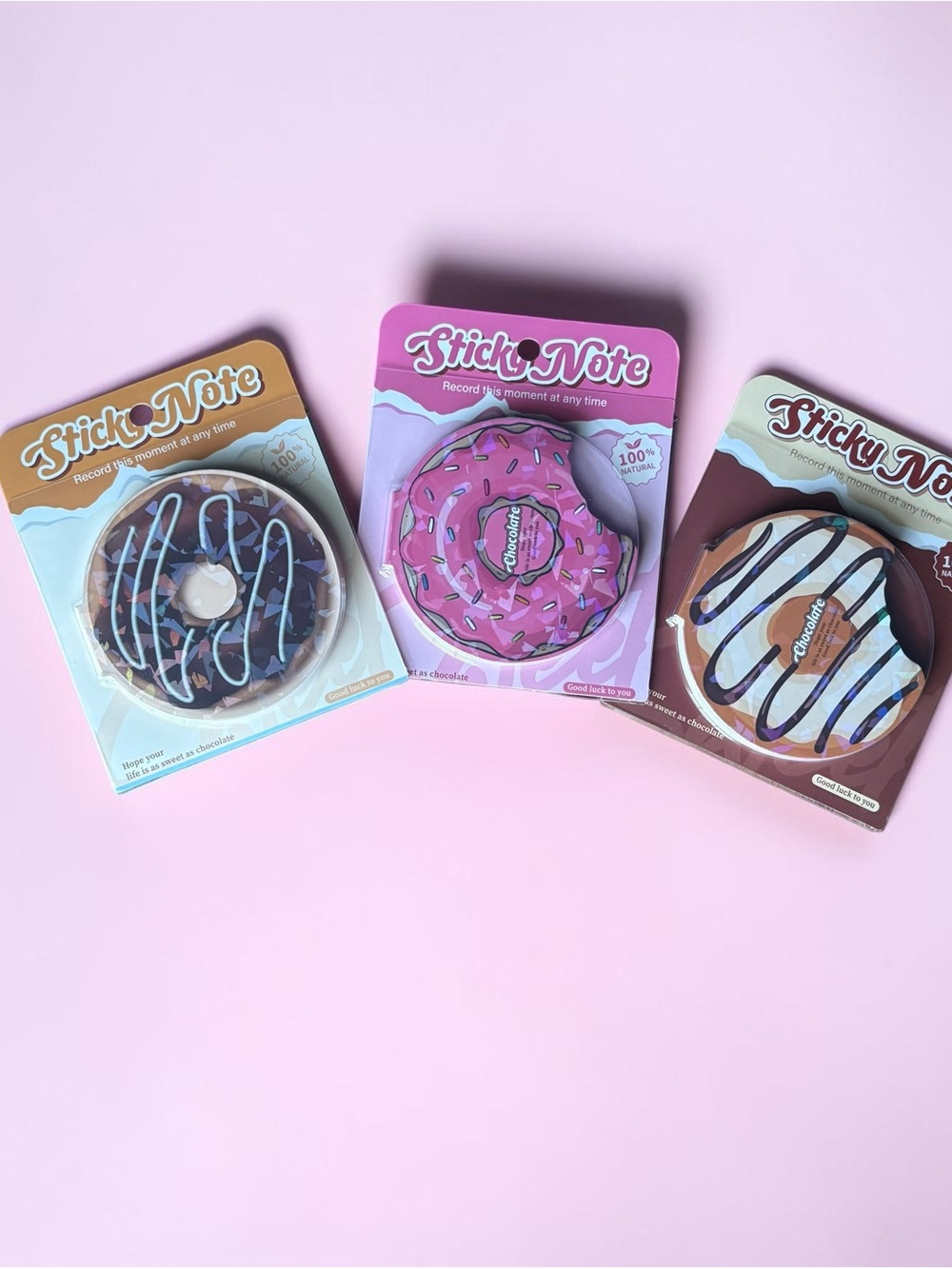 Donut Sticky Note Pad Set